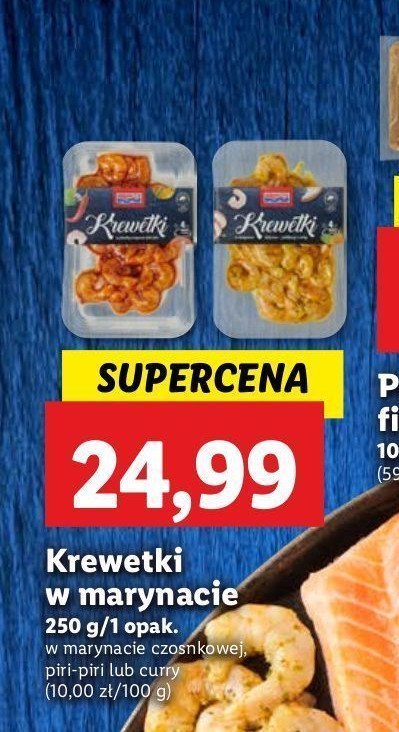 Krewetki gotowane w marynacie piri-piri Abramczyk promocja