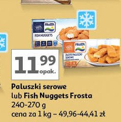Paluszki rybne serowe Frosta promocja