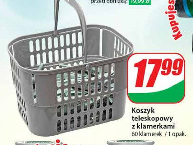 Koszyk z klamerkami promocja