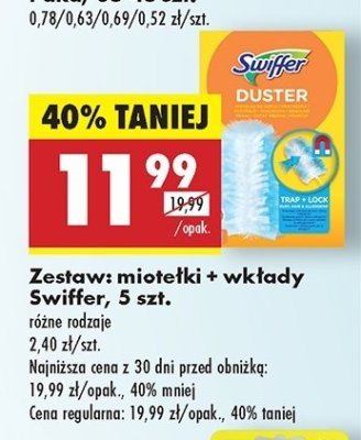 Miote艂ki do kurzu wymienne wk艂ady Swiffer promocja