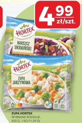 Zupa Hortex wybrane rodzaje promocja w Top Market