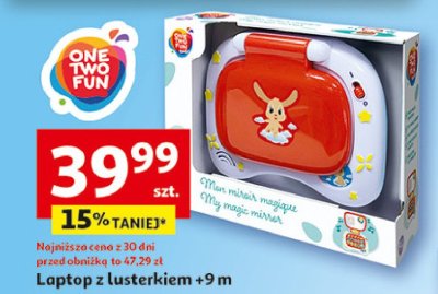 Laptop z lusterkiem One two fun promocja