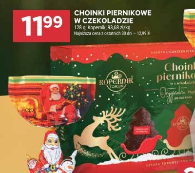 Pierniki Choinki piernikowe w czekoladzie promocja w Stokrotka