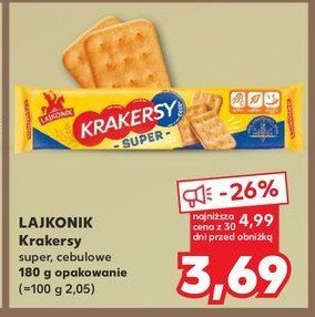 Krakersy super Lajkonik krakersy promocja