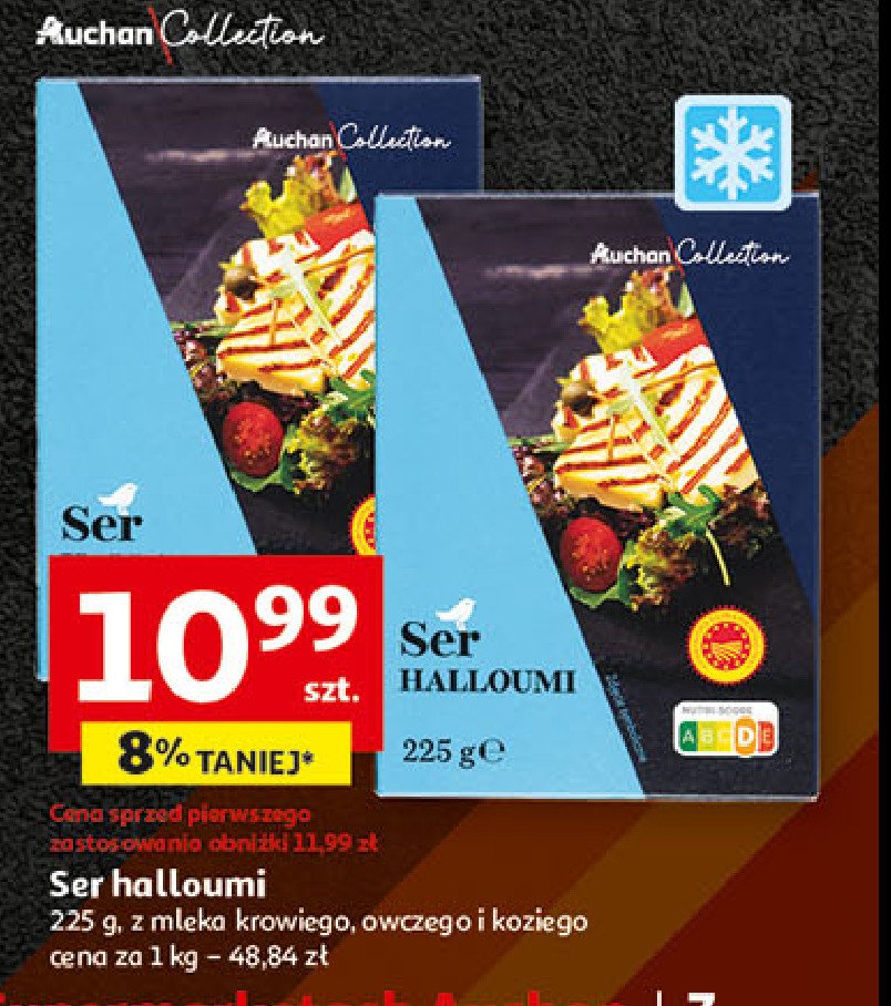 Ser halloumi AUCHAN COLLECTION promocja