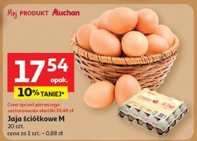 Jaja promocja w Auchan