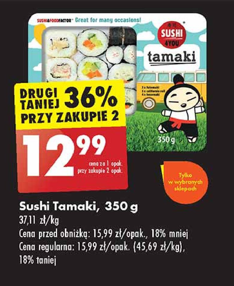 Sushi tamaki Sushi 4you promocja