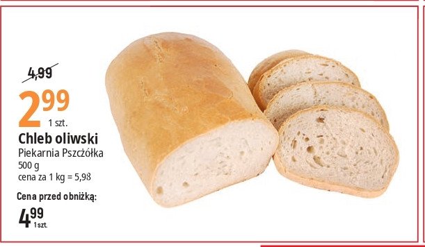 Chleb oliwski krojony Piekarnia pszcz贸艂ka promocja