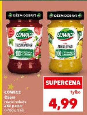 Dżem ananasowy  promocja w Kaufland
