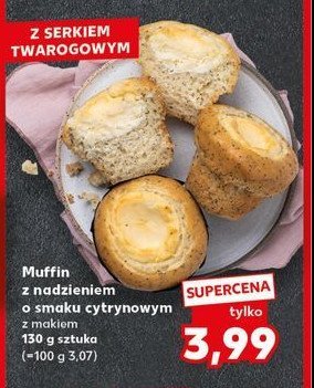 Muffin z nadzieniem cytrynowym promocja