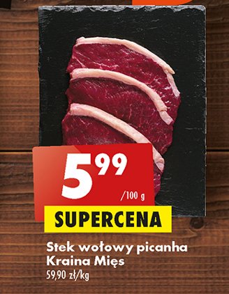 Stek wołowy picanha Kraina mięs promocja