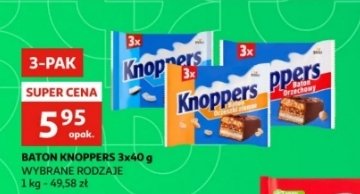 Baton orzeszki ziemne Knoppers promocja