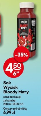 Sok Wycisk Bloody Mary promocja w Żabka