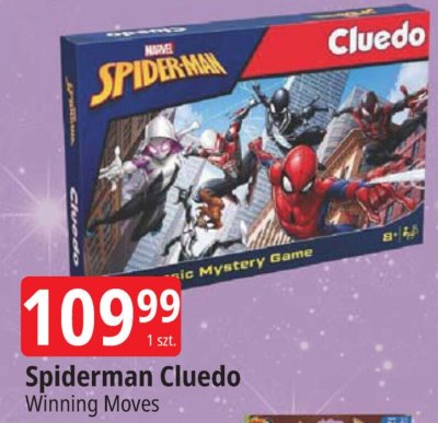 Gra Spiderman Cluedo Winning Moves promocja w Leclerc