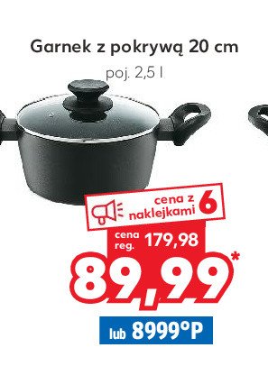 Garnek z pokryw膮 20 cm 2.5 l perfecto Ambition promocja w Bricomarche