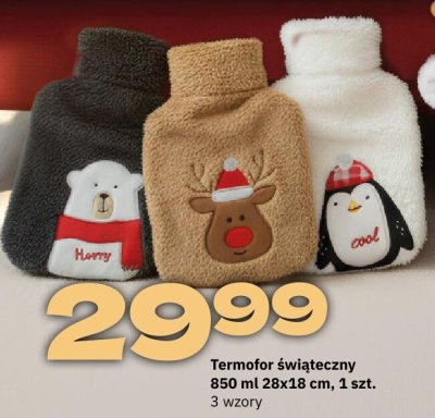Termofor świąteczny 850 ml 28x18 cm promocja w Twój Market