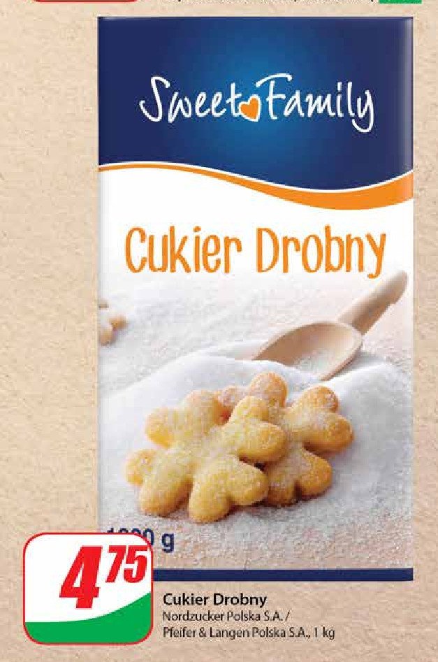 Cukier drobny Sweet family promocja