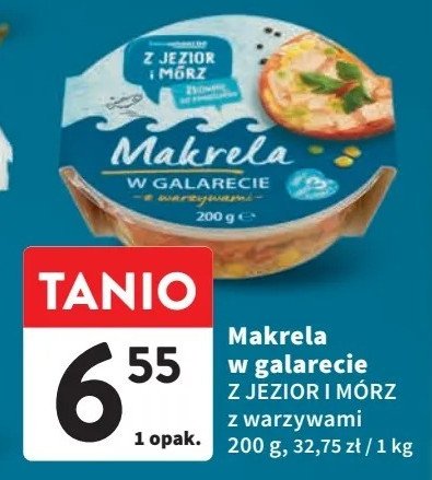 Makrela w galarecie z warzywami Z jezior i mórz promocja