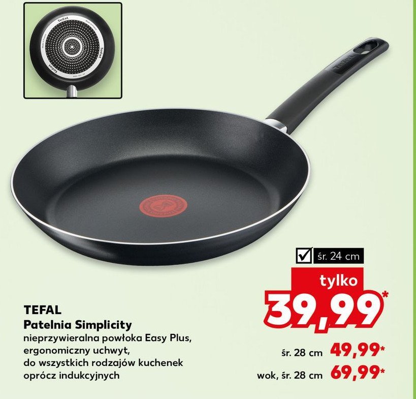 Wok simplicity 28 cm Tefal promocja