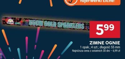 Zimne ognie promocja w Stokrotka