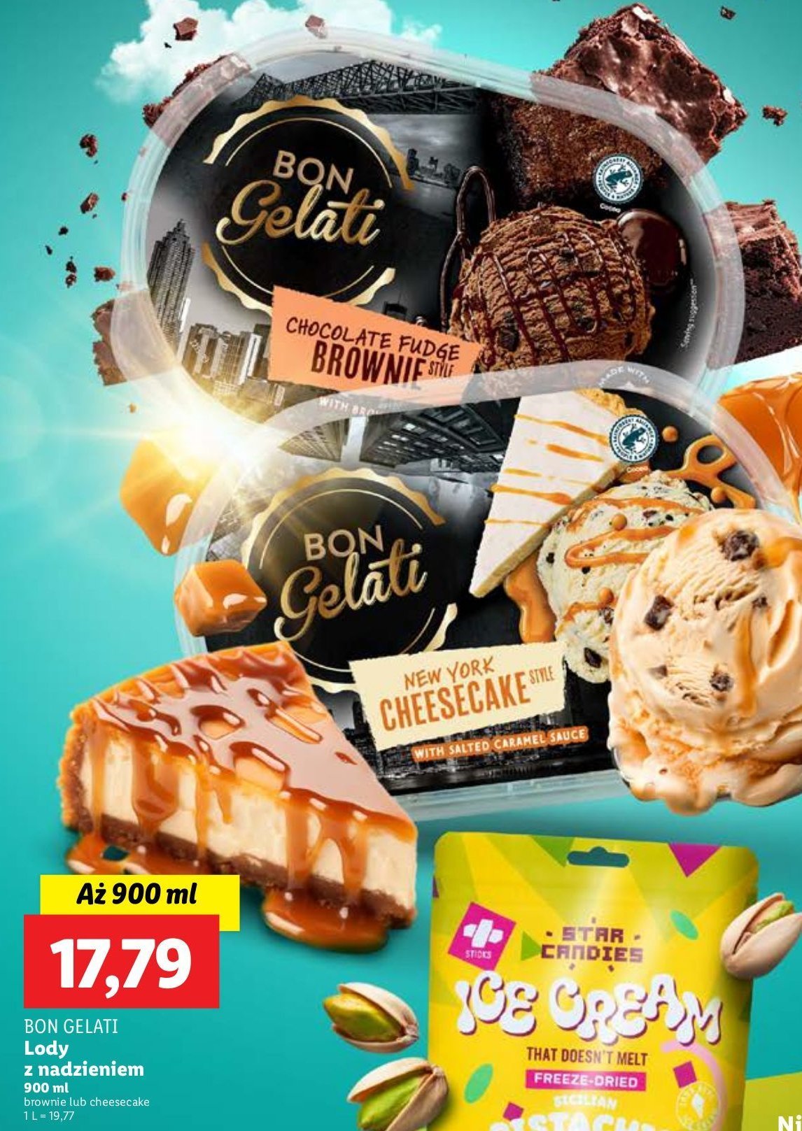 Lody cheesecake BON GELATI promocja