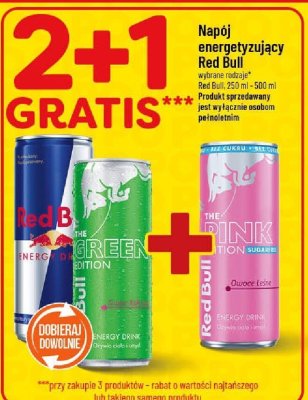 Napój energetyzujący Red Bull promocja w POLOmarket