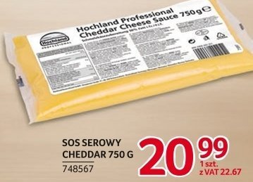 Sos serowy Cheddar 750g promocja w Selgros