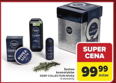 Zestaw kosmetyków DEEP COLLECTION NIVEA 4 elementy promocja w Carrefour