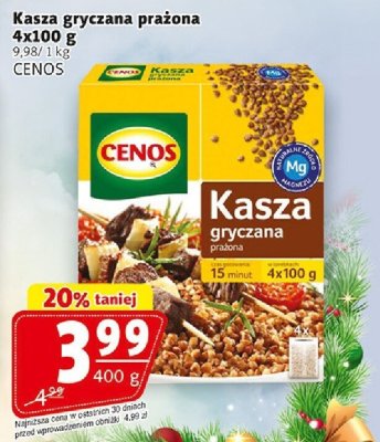 Kasza Kasza gryczana prażona 4x100 g promocja w Prim Market
