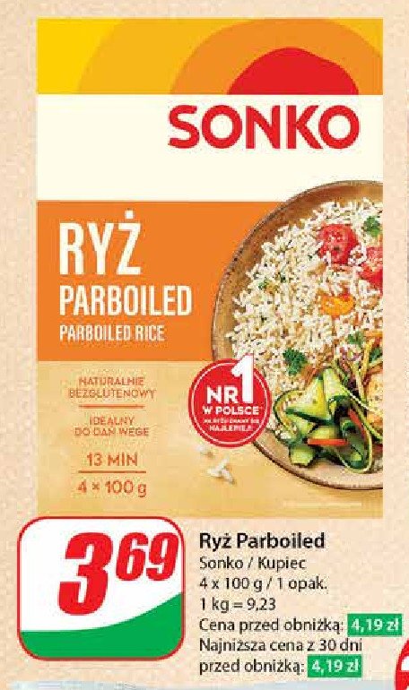 Ryż parboiled Sonko promocja