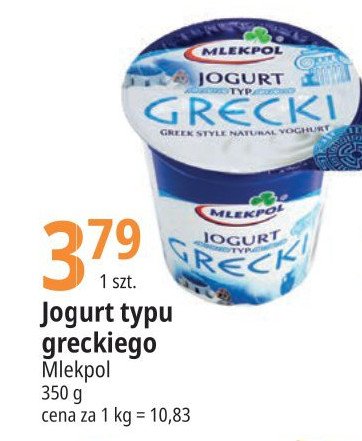 Jogurt grecki Mlekpol promocja
