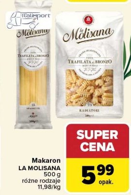 Makaron LA MOLISANA różne rodzaje promocja w Carrefour