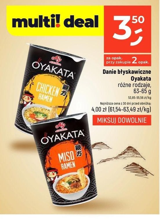 Zupa miso ramen Ajinomoto oyakata promocja