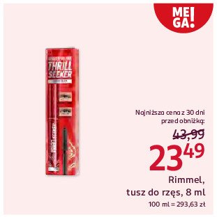 Tusz do rzęs Rimmel thrill seeker promocja