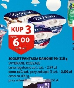 Jogurt z jagodami Danone fantasia promocja