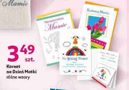 Karnet na dzień matki promocja