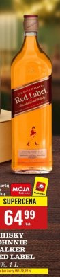 Whisky Johnnie Walker Red Label 40%, 1 L promocja w Biedronka