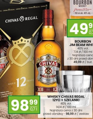 Bourbon Jim Beam White 40% promocja w Twój Market