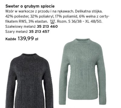 Sweter promocja w Tchibo