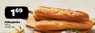 Pieczywo półbagietka promocja w Netto