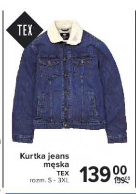 Kurtka męska jeans s-xxl Tex promocja