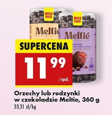 Orzechy arachidowe z deserowej czekoladzie Meltie promocja w Biedronka