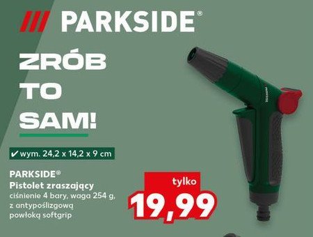 Pistolet zraszający Parkside promocja w Kaufland