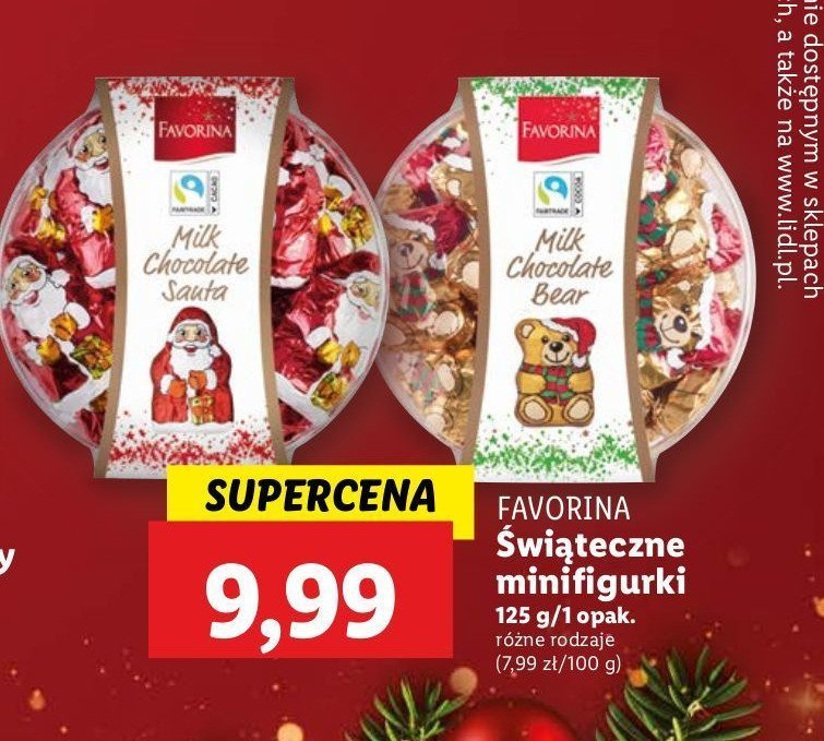 Figurki świąteczne mini Favorina promocja