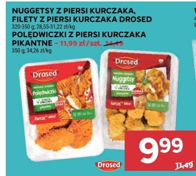 Nuggetsy z piersi kurczaka Drosed promocja w Stokrotka
