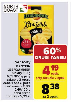 Ser żółty original LEERDAMMER promocja w Carrefour Market