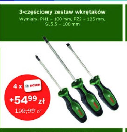 Wkrętaki Bosch promocja