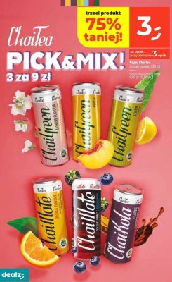 Napój ChaiTea Peach 330ml promocja w Dealz