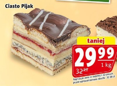 Ciasto Pijak Cukiernia Kraina Ciast promocja w Prim Market