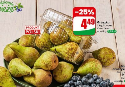 Gruszka promocja w Dino